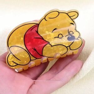 Yellow Bear Hair Claw Clip